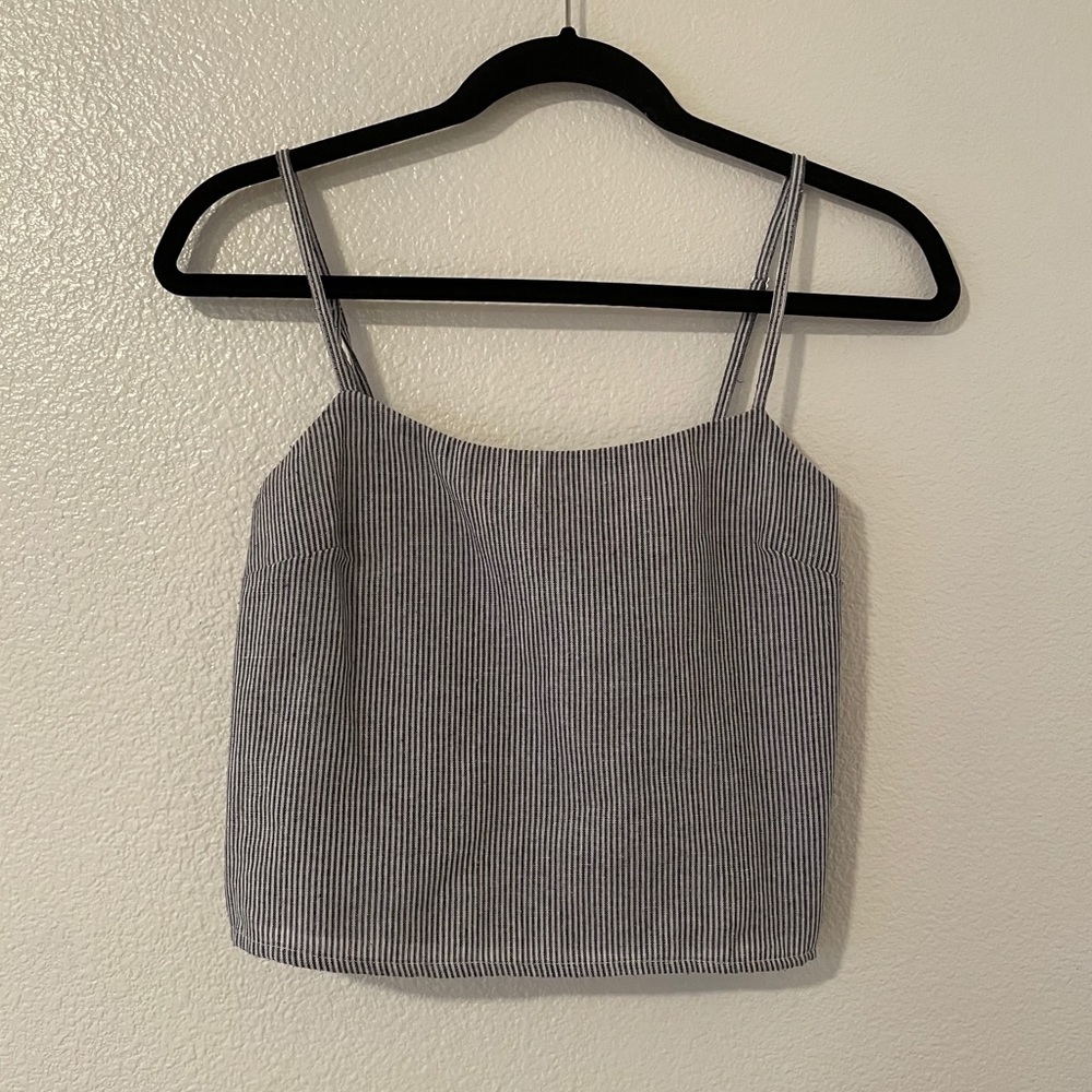 Brandy Melville Striped Cropped Top